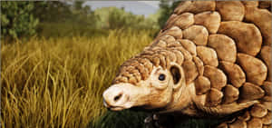 Pangolinin Grassland Habitat Wallpaper