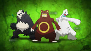 Pangoro Ursaring And Beartic Wallpaper