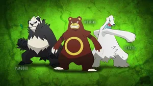 Pangoro Ursaring And Beartic Wallpaper