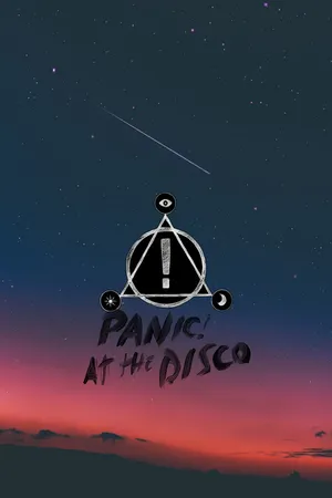 Panic! At The Disco Logo Night Sky Wallpaper