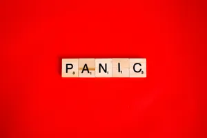 Panic Scrabble Tiles Wallpaper