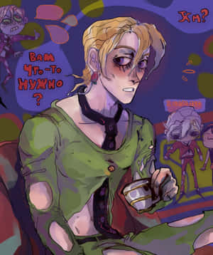 Pannacotta Fugo With Strawberry Impalement Pose Wallpaper