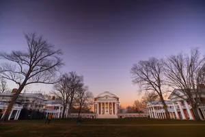 Panoramic View Of The University Of Virginia Campus Wallpaper