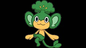 Pansage Simian Pokémon Wallpaper