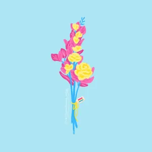 Pansexual Flowers Art Wallpaper