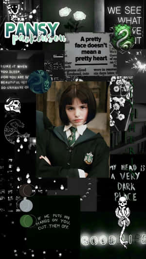 Pansy Parkinson Dark Aesthetic Wallpaper