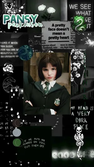 Pansy Parkinson Dark Aesthetic Wallpaper