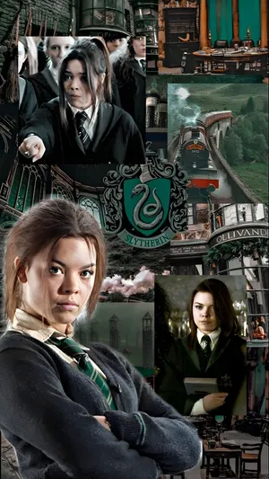 Pansy Parkinson Slytherin Highlights Wallpaper