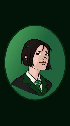 Pansy Parkinson Slytherin Portrait Wallpaper