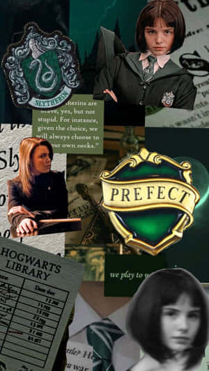 Pansy Parkinson Slytherin Prefect Wallpaper
