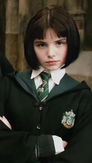 Pansy Parkinson Slytherin Student Wallpaper