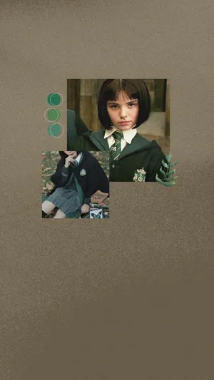 Pansy Parkinson Slytherin Style Wallpaper