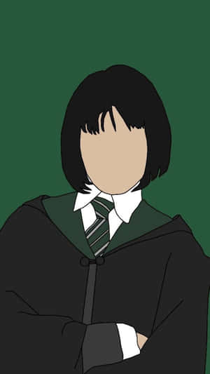 Pansy Parkinson Slytherin Style Wallpaper
