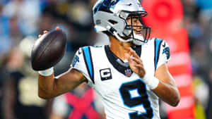 Panthers Quarterback In Action Wallpaper