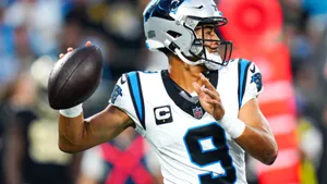 Panthers Quarterback In Action Wallpaper