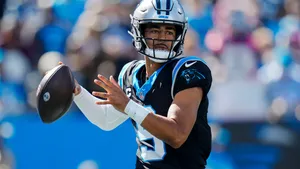 Panthers Quarterbackin Action Wallpaper