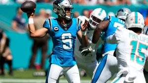 Panthers Quarterbackin Action Wallpaper