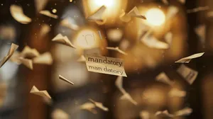 Paper Airplanesand Mandatory Sign Wallpaper