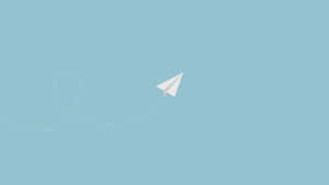 Paper Plane Blue Sky Background Wallpaper