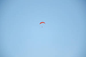 Paragliding Red Wing Wallpaper