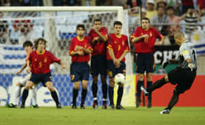 Paraguayan Goalkeeper Jose Luis Chilavert Against South Korea Wallpaper