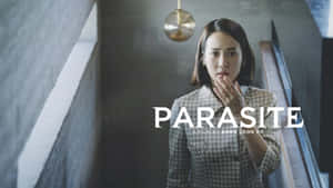 Parasite Movie Staircase Scene Wallpaper