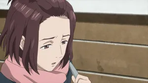 Parasyte Satomi Murano Concerned Expression Wallpaper