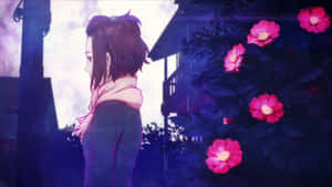 Parasyte Satomi Murano Contemplative Moment Wallpaper