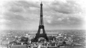 Paris Black And White Art Wallpaper