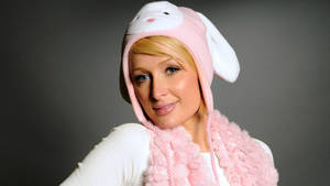 Paris Hilton Bunny Suit Wallpaper