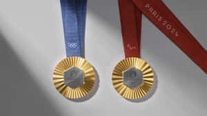 Paris2024 Olympic Medals Wallpaper