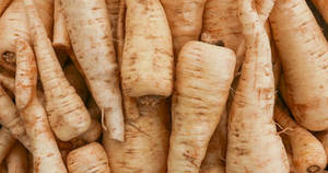 Parsnip Vegetable Root Crops Close Up Pile Wallpaper