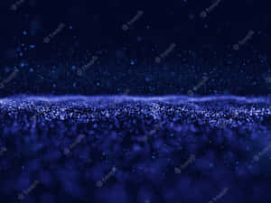 Particular Glow Of Blue Energy Waves Wallpaper