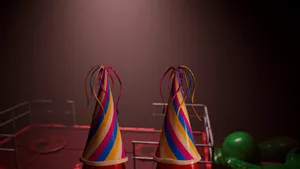 Party Hats Dark Room Garten Of Banban Wallpaper