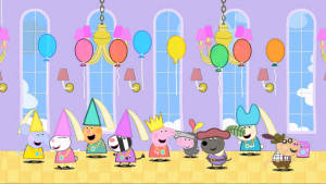 Party Peppa Pig Ipad Wallpaper