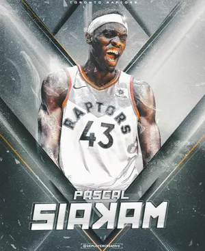 Pascal Siakam Stylish Fan Art Wallpaper