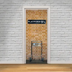 Passengers At The Magical Platform 9 3/4, Kings Cross Station Wallpaper