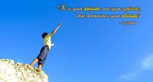 Passing Life With The Right Attitude Wallpaper