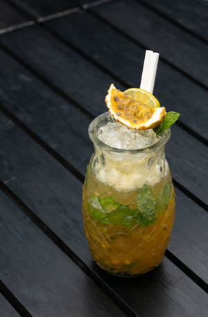 Passion Fruit And Lemon Mojito Wallpaper