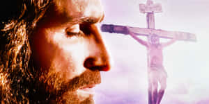 Passion Of Christ_ Crucifixion And Contemplation Wallpaper