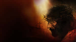 Passion Of Christ_ Crucifixion Scene Wallpaper