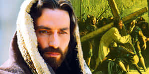 Passion Of Christ_ Portrayal Split Wallpaper