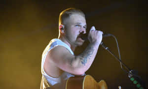 Passionate Singer Performance Live Stage Wallpaper