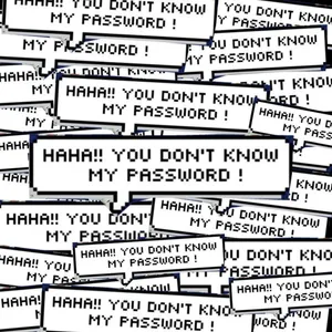 Password Security Comic Bubbles Wallpaper