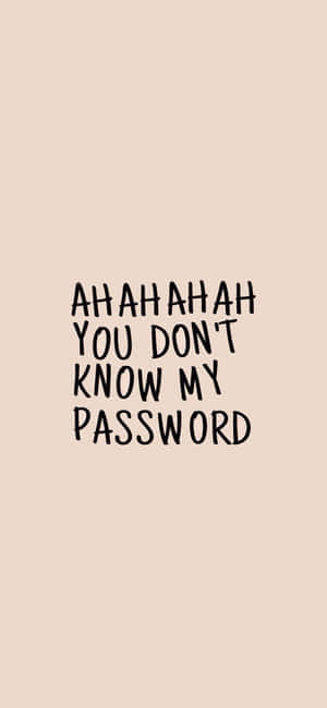 Password Security Quote Wallpaper