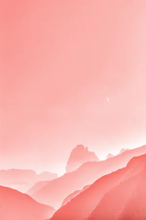 Pastel 4k Pink Mountain Wallpaper