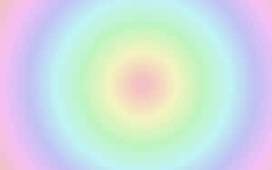 Pastel Aura Concentric Circles Wallpaper