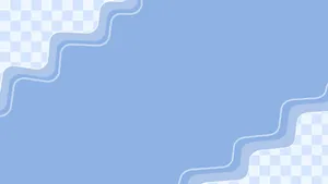 Pastel Blue Aesthetic Cute Wavy Line Wallpaper