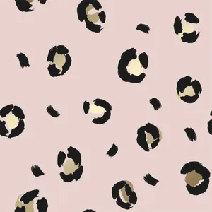 Pastel Brown And Beige Cute Cheetah Print Wallpaper