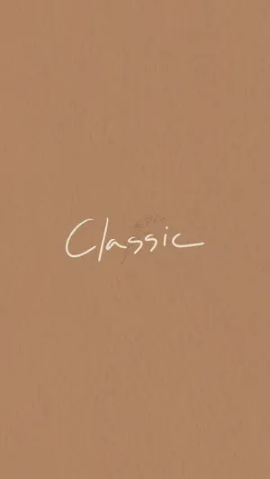 Pastel Brown Classic Wallpaper